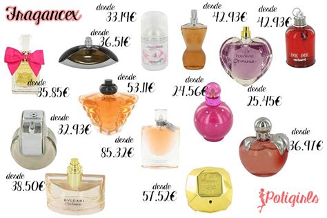 precios de perfumes.